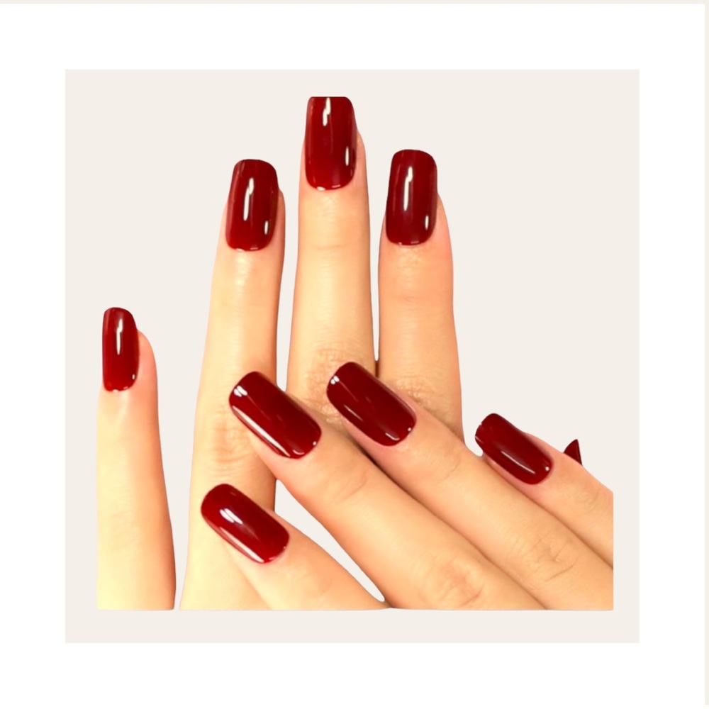 Dark Red Nail Bundle